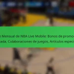 Pase Mensual de NBA Live Mobile: Bonos de promoción cruzada, Colaboraciones de juegos, Artículos especiales