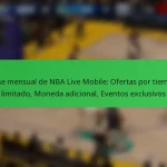 Pase mensual de NBA Live Mobile: Ofertas por tiempo limitado, Moneda adicional, Eventos exclusivos